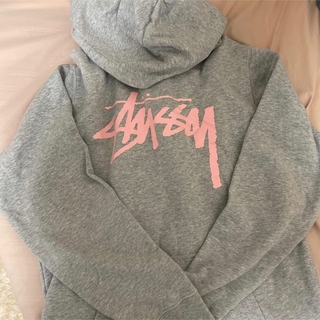 STUSSY/パーカー/ピンク