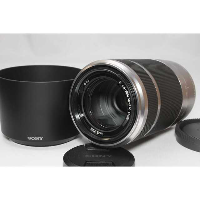 ❤️望遠レンズ❤️SONY E 55-210mm OSS レンズ シルバー 新着商品 www ...