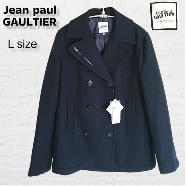 Jean-Paul GAULTIER(ジャンポールゴルチエ)のレア 新品・タグ付き Jean Paul GAULTIER  別注 Pコート L レディースのジャケット/アウター(ピーコート)の商品写真