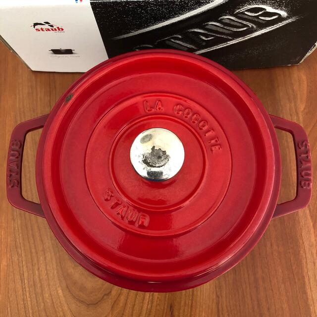 STAUB - ストウブ ピコココットラウンド18cm チェリー ※難ありの通販