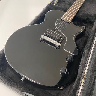 エピフォン(Epiphone)の【傷なし状態良】Epiphone by Gibson レスポールJr. ブラック(エレキギター)