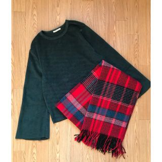 ザラ(ZARA)のレディース　長袖トップスとマフラー(セット/コーデ)