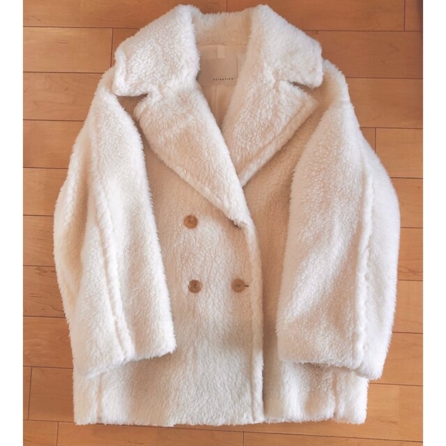 海外最新 Max Mara - エストネーション キャラメルボアダブル