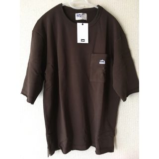 リー(Lee)のlee スウェット Tシャツ　ブラウン(Tシャツ/カットソー(半袖/袖なし))