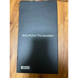 バルミューダ(BALMUDA)の【新品開封品】バルミューダスピーカーThe Speaker M01A-BK(スピーカー)