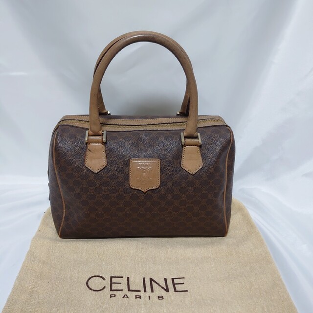 CELINE マカダム柄 ミニハンドバッグ レディース バッグ