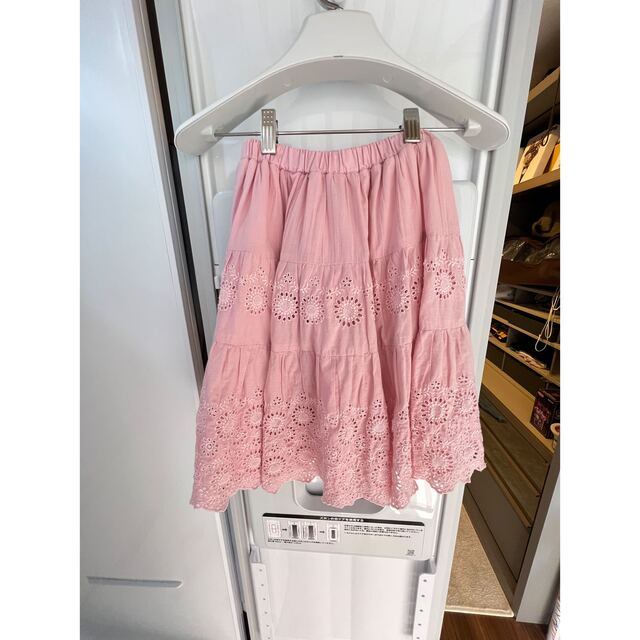 kate spade new york(ケイトスペードニューヨーク)のピンク　ケイトスペード　110 120 女の子　スカート　膝下スカート　美品 キッズ/ベビー/マタニティのキッズ服女の子用(90cm~)(スカート)の商品写真