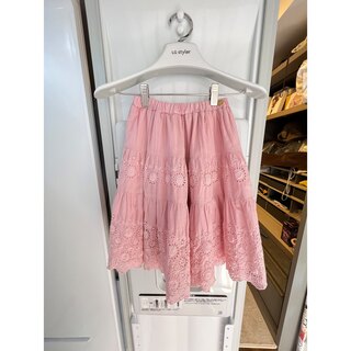 ケイトスペードニューヨーク(kate spade new york)のピンク　ケイトスペード　110 120 女の子　スカート　膝下スカート　美品(スカート)