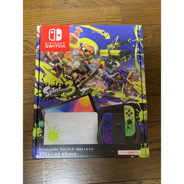 エンタメ/ホビーnintendo switch 有機el 本体 スプラトゥーン3エディション