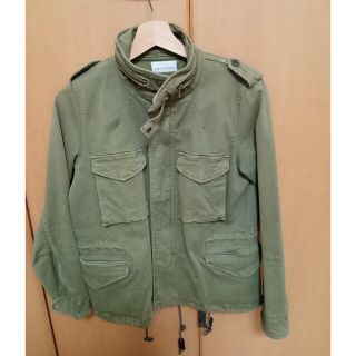 美品/アッパーハイツ/ARMY/2WAYオーバーサイズミリタリーフードコート