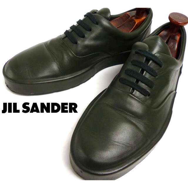 JIL SANDER / ジルサンダー レザー ローカット スニーカースニーカー