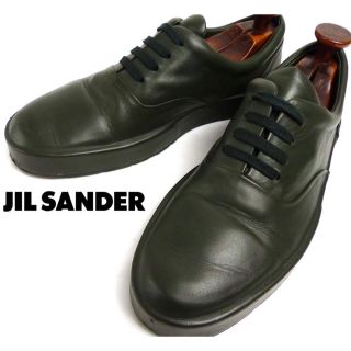 ジルサンダー(Jil Sander)のJIL SANDER / ジルサンダー レザー ローカット スニーカー   (スニーカー)