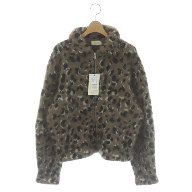 デプレ トゥモローランド 21AW レオパードファー ジップアップブルゾン-