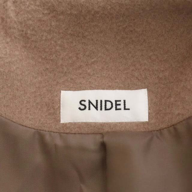 SNIDEL(スナイデル)のスナイデル ウールカシミアコート アウター ロング 総裏地 F ベージュ レディースのジャケット/アウター(その他)の商品写真