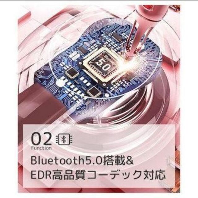 【ピンク】ワイヤレスイヤホン Bluetooth イヤフォン マカロン スマホ/家電/カメラのオーディオ機器(ヘッドフォン/イヤフォン)の商品写真