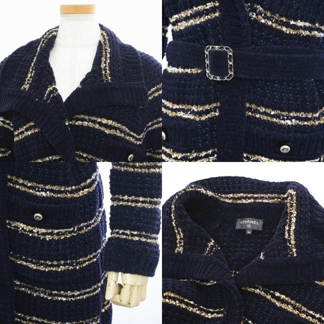 美品♢CHANEL♢ニットコート 38 - 9