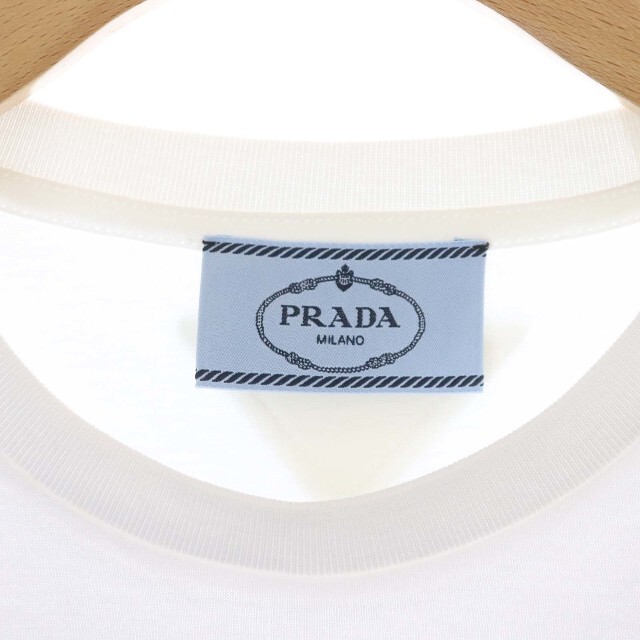プラダ PRADA バックトライアングルロゴ コンパクトTシャツ カットソー 2