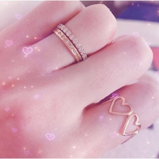 ピンク 猫 リング 可愛い ローズクォーツ 指輪 ダイヤ プレゼント 号