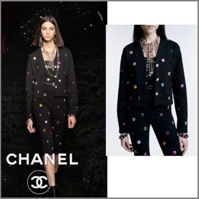 CHANEL(シャネル)のレア♢CHANEL♢カーディガン 40 レディースのトップス(カーディガン)の商品写真