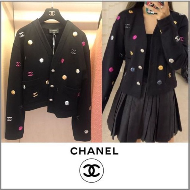 CHANEL(シャネル)のレア♢CHANEL♢カーディガン 40 レディースのトップス(カーディガン)の商品写真