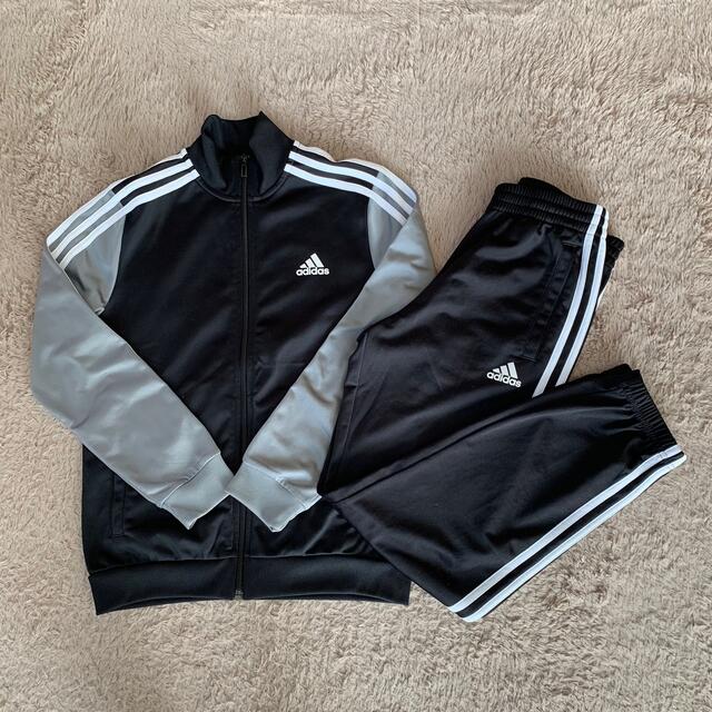 adidas(アディダス)のadidas アディダス  ジャージ　上下セット　150cm キッズ/ベビー/マタニティのキッズ服男の子用(90cm~)(その他)の商品写真