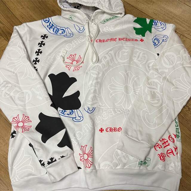 Chrome Hearts クロムハーツ パーカー 白 XL