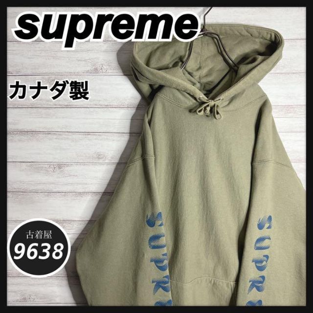 Supreme - 【入手困難!!】シュプリーム ︎カナダ製 スリーブロゴ プリント トレーナーの通販 by ★古着屋KURO★ フォロー割引