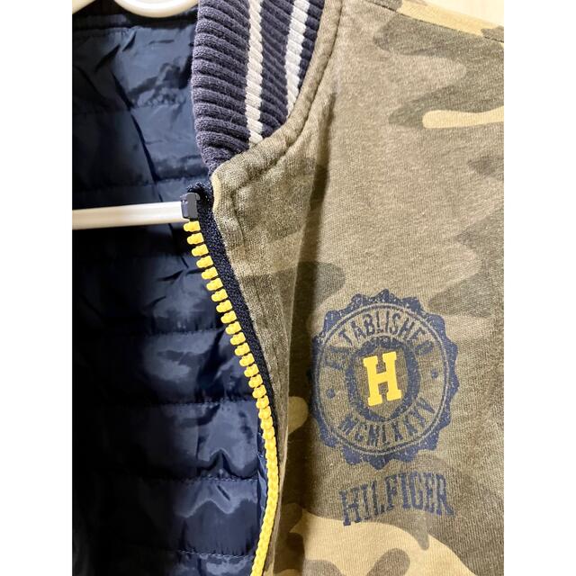 TOMMY HILFIGER(トミーヒルフィガー)の【トミーヒルフィガー】リバーシブルブルゾン キッズ/ベビー/マタニティのキッズ服男の子用(90cm~)(ジャケット/上着)の商品写真