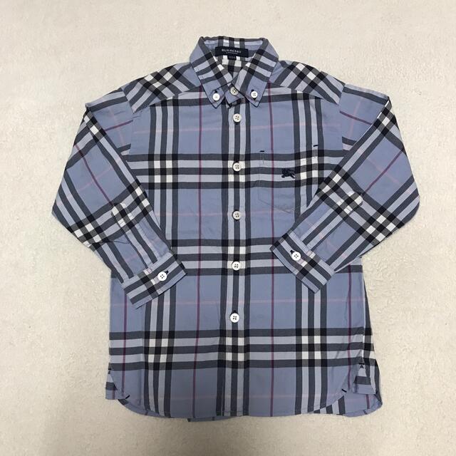 BURBERRY(バーバリー)のバーバリー　Burberry シャツ　チェック　110cm  キッズ/ベビー/マタニティのキッズ服男の子用(90cm~)(ブラウス)の商品写真