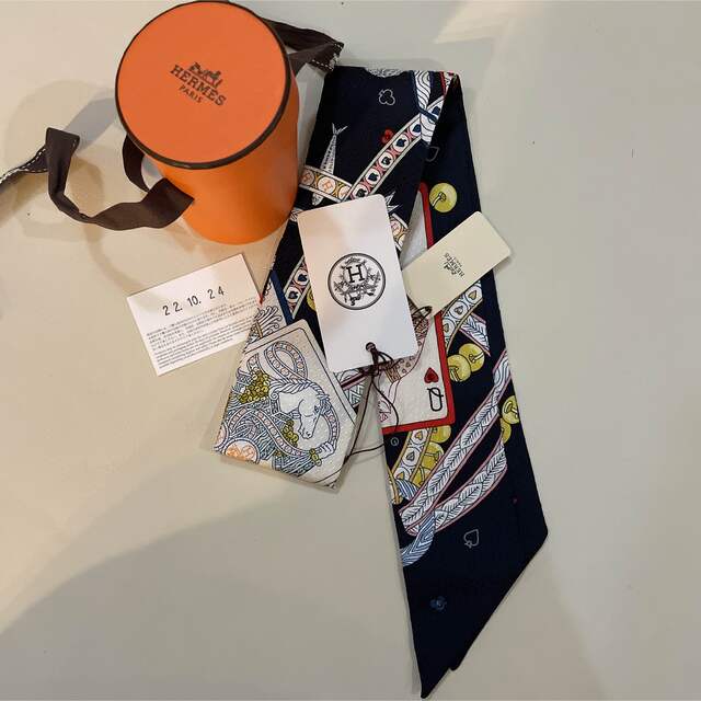 新品*エルメス*ツイリー*限定*トランプ 新品*エルメス*ツイリー*限定*トランプ