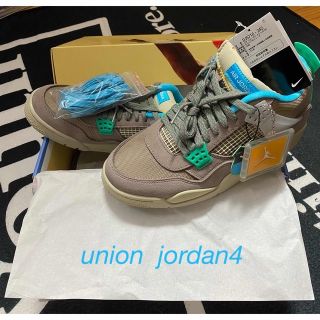 ナイキ(NIKE)のUNION × AIR JORDAN 4  "TAUPE HAZE" 26.5(スニーカー)