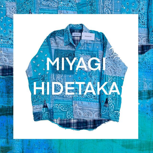 MIYAGI HIDETAKA　 Bandana shirt ／バンダナシャツ