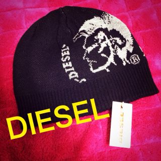 ディーゼル(DIESEL)のDIESEL 新品タグ付きニット帽(ニット帽/ビーニー)