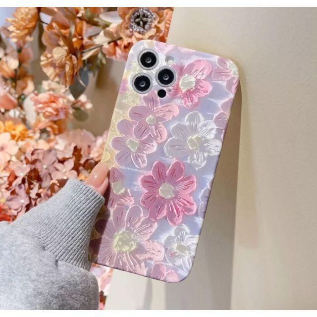 iPhone13ケース 新品 ♡花柄♡フラワー