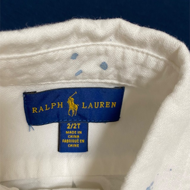 Ralph Lauren(ラルフローレン)の【Ralph Lauren】シャツ 2y 90cm キッズ/ベビー/マタニティのキッズ服男の子用(90cm~)(ドレス/フォーマル)の商品写真