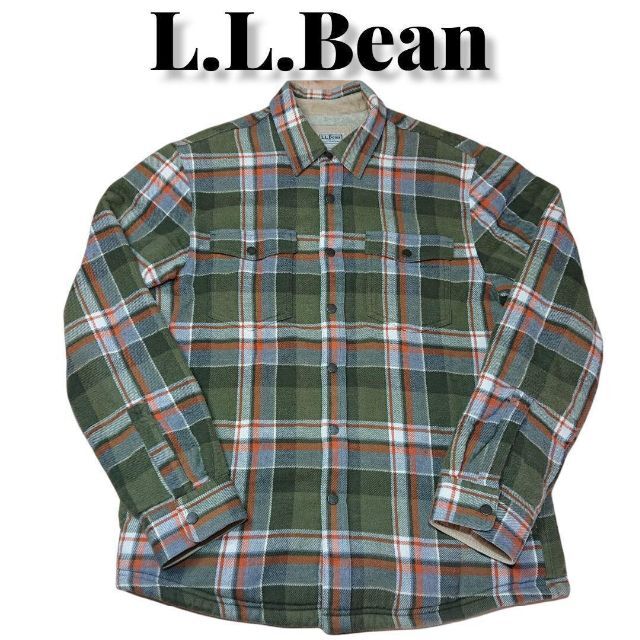 L.L.Bean 裏ボア チェック シャツジャケット 古着 エルエルビーン 登場