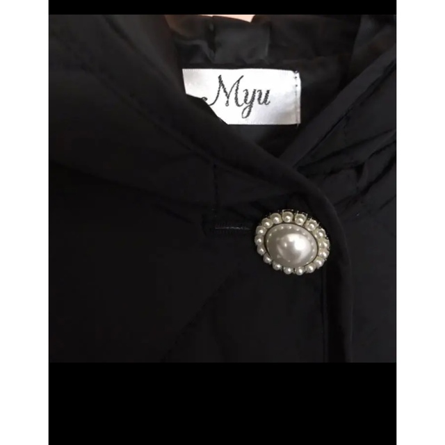 ZARA(ザラ)の※miyu様専用※  myu  キルティングフリル コート レディースのジャケット/アウター(ロングコート)の商品写真