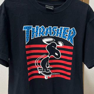 スラッシャー(THRASHER)の【THRASHER×PEANUTS】半袖ロゴT L メンズ(Tシャツ/カットソー(半袖/袖なし))