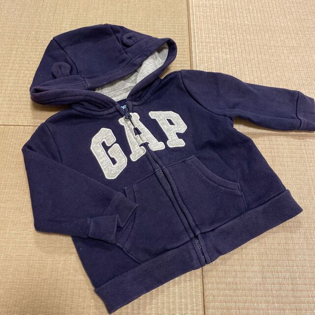 babyGAP(ベビーギャップ)のクマ耳 パーカー 70cm ベビーGAP キッズ/ベビー/マタニティのベビー服(~85cm)(トレーナー)の商品写真