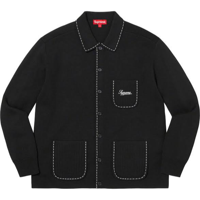 Supreme Contrast Stitch Button Up M