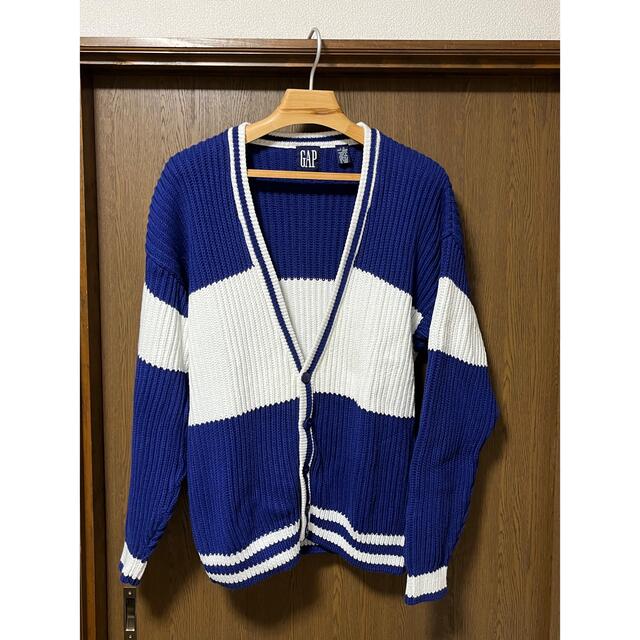 old gap コットン カーディガン デカタグ 90s 90年代 【ふるさと割