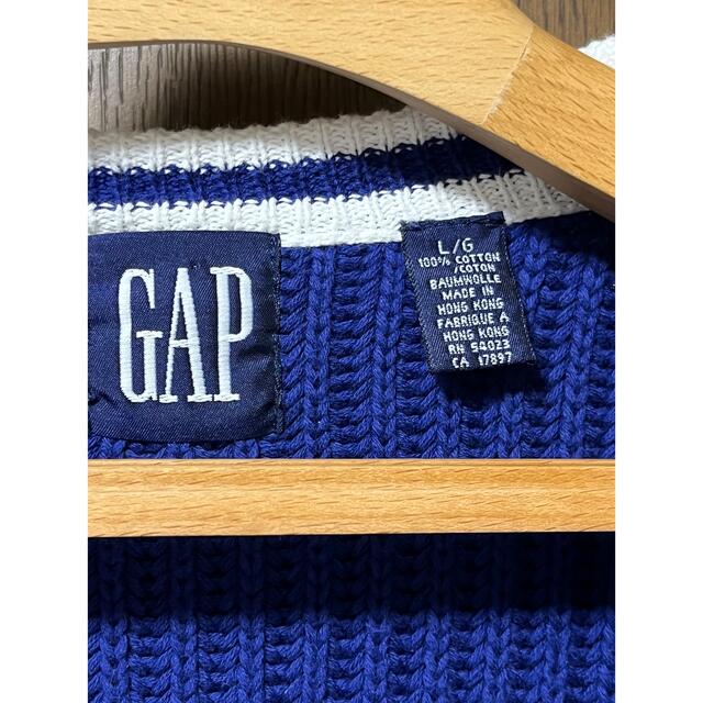 old gap コットン カーディガン デカタグ 90s 90年代 【ふるさと割
