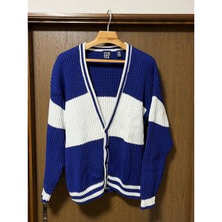 ギャップ(GAP)のold gap コットン  カーディガン　デカタグ　90s 90年代(カーディガン)