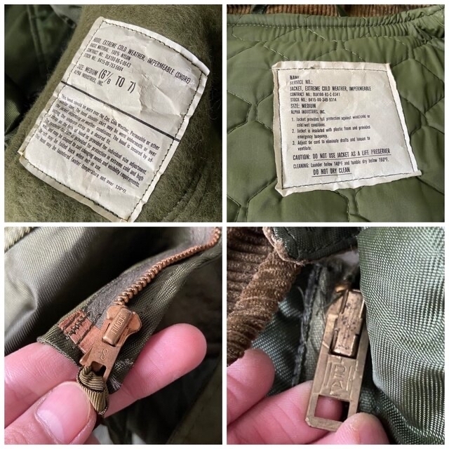 US Army A-1 ECW Hood ミリタリーvintage 　軍モノ