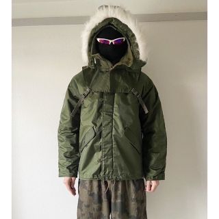 アルファインダストリーズ(ALPHA INDUSTRIES)の完品 ファーフード付き vintage 米軍 us.navy モッズコート(モッズコート)