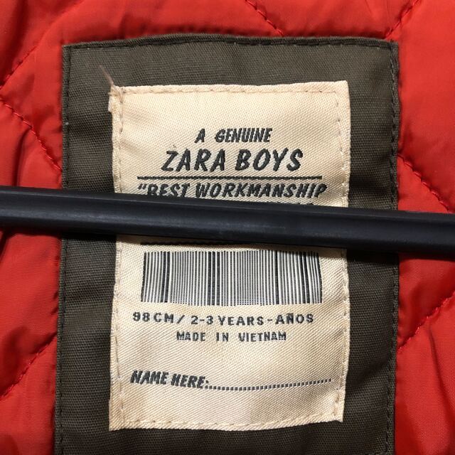ZARA KIDS(ザラキッズ)のZARA BOYS ダウンジャケット風アウター キッズ/ベビー/マタニティのキッズ服男の子用(90cm~)(ジャケット/上着)の商品写真