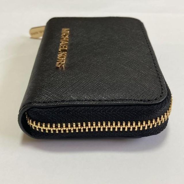 Michael Kors(マイケルコース)の【極美品】人気♥　マイケルコース カードケース　名刺入れ　小銭入れ　ブラック レディースのファッション小物(名刺入れ/定期入れ)の商品写真