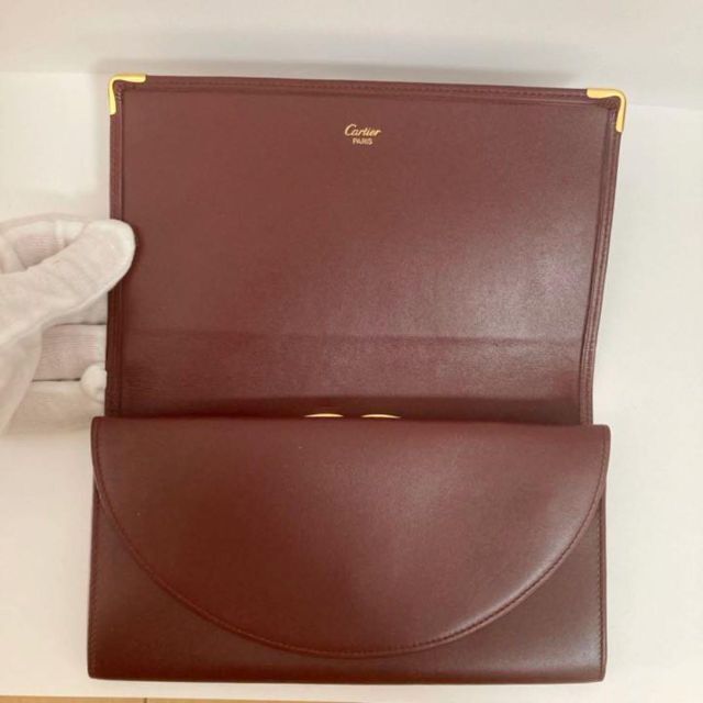 がま口❤︎ Cartier カルティエ 財布 二つ折り マストライン がま口❤︎ Cartier カルティエ 財布 二つ折り マストライン