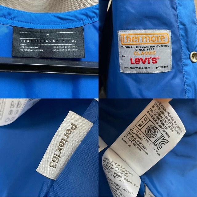 Levi's(リーバイス)のリーバイス　LIVI’S 中綿ベスト　メンズM Thermore メンズのトップス(ベスト)の商品写真