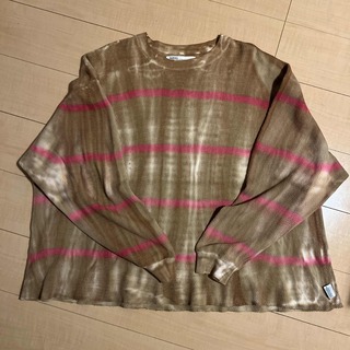アンユーズド(UNUSED)のdairiku Tie-dye Thermal Tee サーマルニット(Tシャツ/カットソー(七分/長袖))